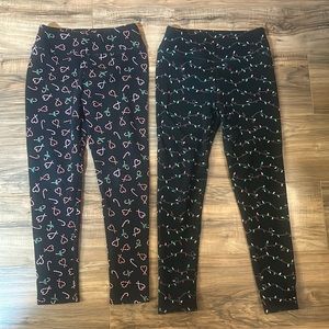 Girls SO cozy leggings size L